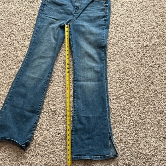 Nine West women’s bootcut denim jeans with slits in the ankles, size 10. - Picture 12 of 13